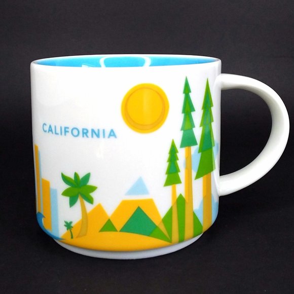 Starbucks 2015 You Are Here Collection CALIFORNIA Ceramic Mug 14 oz Cup - Picture 1 of 6